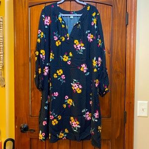 Old Navy Floral Print Swing Dress